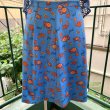 画像1: Fish＆Flower pattern flare skirt