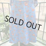 画像: Fish＆Flower pattern flare skirt