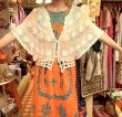 画像8: Vintage crochet poncho sleeves top