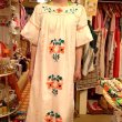 画像7: Vintage Mexican Flower embroidery dress