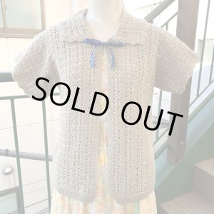 画像: Vintage crochet knit cardigan
