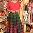 画像10: 70'S Made in West Germany Silk plaid skirt