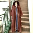 画像1: Sears社  Velor stripe hood gown robe