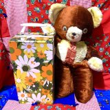 画像: 70'S Flower pattern doll bag