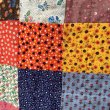 画像4: Vintage colorful flowers patchwork quilt