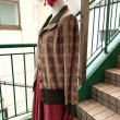 画像2: Vintage rib switching plaid jacket