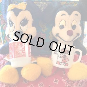 画像: FireKing Mickey&Minnie short mug