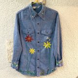 画像: Vintage embroidery&paint western shirt