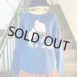 画像: 80'S Vintage ribbon duck patch sweat