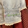 画像8: Vintage mushroom&flower embroidery chambray shirt