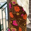 画像5: Vintage flower pattern cotton linen long dress