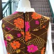 画像7: Vintage flower pattern cotton linen long dress