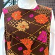 画像3: Vintage flower pattern cotton linen long dress