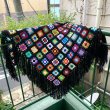 画像7: Vintage Granny square knit cape