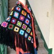 画像2: Vintage Granny square knit cape