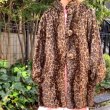 画像1: Vintage leopard eco fur coat