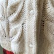 画像10: Vintage leaf pattern knit cardigan