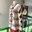 画像5: Vintage heart pattern knit poncho