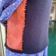 画像8: Vintage flower stamp suede&knit vest