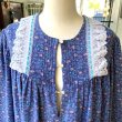 画像2: Vintage flower lace cotton long dress