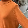 画像3: Vintage orange high neck knit sweater