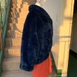 画像13: Vintage navy eco fur jacket