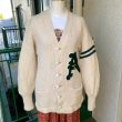 画像4: 60'S lettered knit cardigan