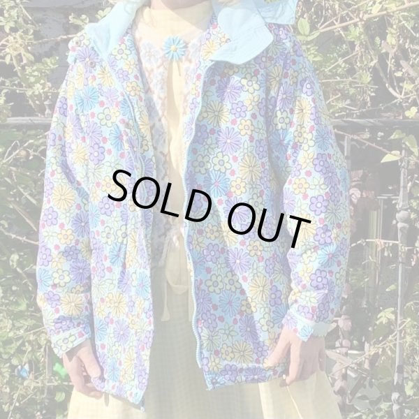 画像1: Vintage LLBean colorful flower jacket