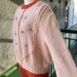 画像6: Vintage flower embroidery knit cardigan