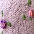 画像5: Vintage flower embroidery knit cardigan