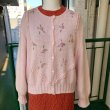 画像3: Vintage flower embroidery knit cardigan