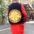 画像1: Vintage reversible big patch vest