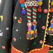 画像9: Vintage Christmas decoration cotton cardigan