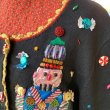 画像10: Vintage Christmas decoration cotton cardigan