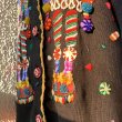 画像21: Vintage Christmas decoration cotton cardigan