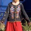 画像1: Vintage Christmas decoration cotton cardigan