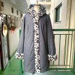 画像13: (SALE) Vintage bk.gy leopard eco fur reversible coat