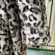 画像6: Vintage bk.gy leopard eco fur reversible coat