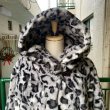 画像9: Vintage bk.gy leopard eco fur reversible coat