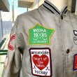 画像5: Vintage light gray satin patch jacket