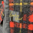 画像15: Vintage Design Plaid collared poncho