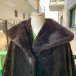 画像3: (SALE) Vintage dark brown eco fur coat