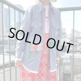 画像: Vintage flower patch chambray shirt