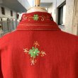 画像12: Vintage flower embroidery wool jacket