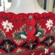 画像8: Vintage flower embroidery cotton knit