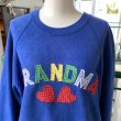 画像8: Vintage Grandma&Heart patchwork sweat