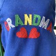 画像5: Vintage Grandma&Heart patchwork sweat