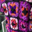 画像11: Vintage Granny square ribbon vest