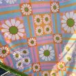 画像14: Big size Vintage flower pattern circular cloth with fringes