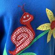 画像5: Vintage flower&snail patchwork sweat